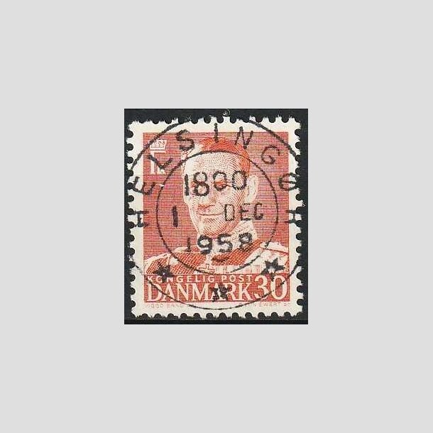 FRIMRKER DANMARK | 1952-53 - AFA 337 - Fr. IX 30 re rd - Lux Stemplet Helsingr