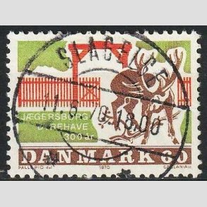 FRIMRKER DANMARK | 1970 - AFA 497 - Jgersborg Dyrehave - 60 re flerfarvet - Pragt Stemplet Slagelse