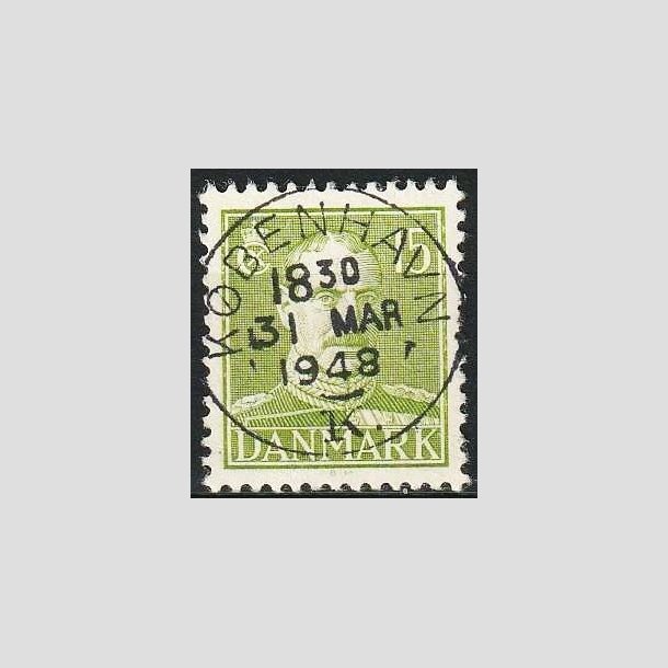 FRIMRKER DANMARK | 1942-44 - AFA 275 - Chr. X 15 re grn - Lux Stemplet "KBENHAVN"