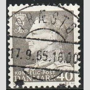 FRIMRKER DANMARK | 1961-62 - AFA 396 - Fr. IX 40 re gr - Pragt Stemplet Prst