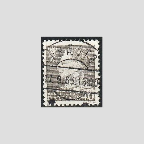 FRIMRKER DANMARK | 1961-62 - AFA 396 - Fr. IX 40 re gr - Pragt Stemplet Prst