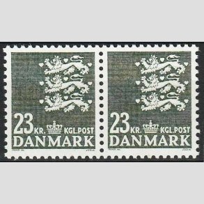 FRIMRKER DANMARK | 1990 - AFA 959 - Rigsvben - 23,00 Kr. grnsort i par - Postfrisk