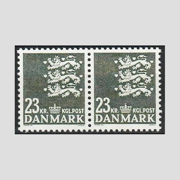 FRIMRKER DANMARK | 1990 - AFA 959 - Rigsvben - 23,00 Kr. grnsort i par - Postfrisk