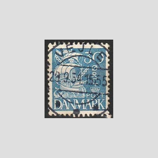 FRIMRKER DANMARK | 1934 - AFA 215 - Karavel 30 re bl Type I - Lux stemplet Vejle