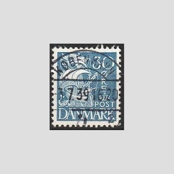 FRIMRKER DANMARK | 1934 - AFA 215 - Karavel 30 re bl Type I - Lux stemplet 