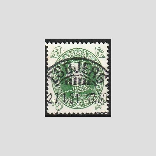 FRIMRKER DANMARK | 1930 - AFA 195 - Chr. X 60 r 40 re grn - Lux Stemplet Esbjerg