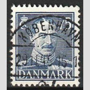 FRIMRKER DANMARK | 1946 - AFA 297 - Chr. X 75 re mrkbl - Lux Stemplet 