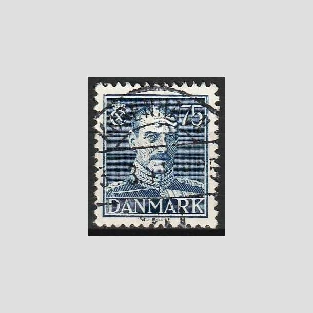 FRIMRKER DANMARK | 1946 - AFA 297 - Chr. X 75 re mrkbl - Lux Stemplet Kbenhavn