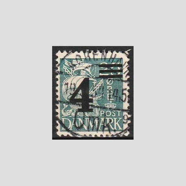 FRIMRKER DANMARK | 1934 - AFA 221 - 4/25 re bl provisorier - Lux Stemplet