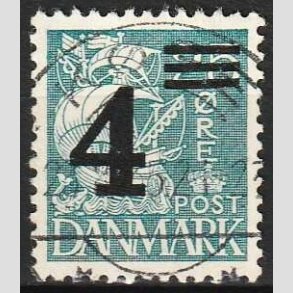 FRIMRKER DANMARK | 1934 - AFA 221 - 4/25 re bl provisorier - Lux Stemplet Kge