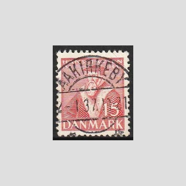 FRIMRKER DANMARK | 1936 - AFA 232 - Reformationen 15 re rd - Lux Stemplet Aakirkeby