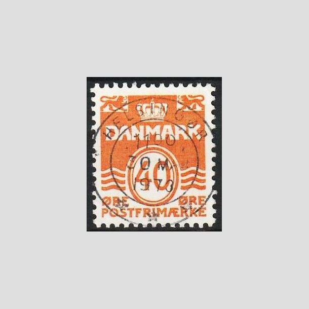 FRIMRKER DANMARK | 1971 - AFA 514 - Blgelinie 40 re oragne - Lux Stemplet Helsingr