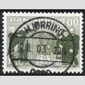 FRIMRKER DANMARK | 1983 - AFA 785 - ldre i samfundet - 2,00 Kr. grgrn - Lux Stemplet Hjrring