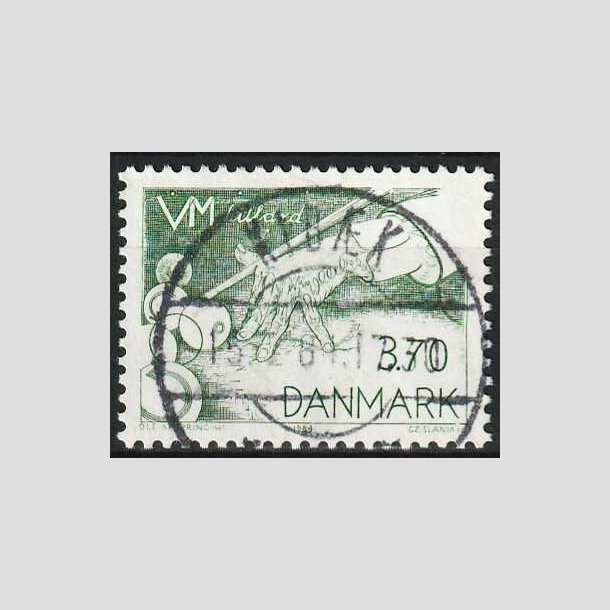 FRIMRKER DANMARK | 1984 - AFA 797 - WM i billard - 3,70 Kr. grn - Pragt Stemplet Kibk