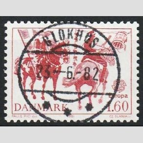 FRIMRKER DANMARK | 1981 - AFA 727 - Folklore - 1,60 Kr. rd - Pragt Stemplet Blokhus (Pragtmrke)