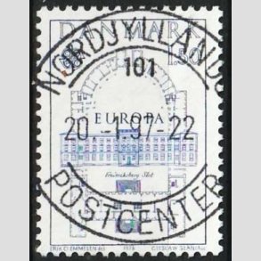 FRIMRKER DANMARK | 1978 - AFA 659 - Europamrker - 1,50 Kr. bl - Pragt Stemplet