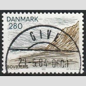 FRIMRKER DANMARK | 1979 - AFA 689 - Nordjylland - 280 re flerfarvet - Pragt Stemplet Give