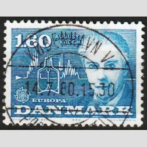 FRIMRKER DANMARK | 1980 - AFA 696 - Europamrker - 1,60 Kr. bl - Lux Stemplet