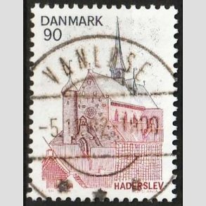 FRIMRKER DANMARK | 1975 - AFA 598 - Snderjylland - 90 re rd/brun/mrkbl - Pragt Stemplet Vanlse