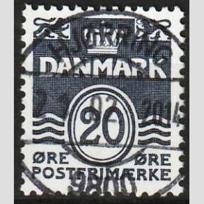 FRIMRKER DANMARK | 1974 - AFA 557 - Blgelinie 20 re mrkbl - Lux Stemplet Hjrring