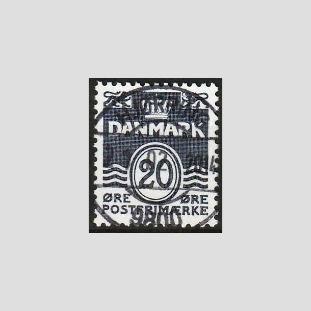 FRIMRKER DANMARK | 1974 - AFA 557 - Blgelinie 20 re mrkbl - Lux Stemplet Hjrring