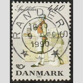 FRIMRKER DANMARK | 1989 - AFA 937 - Folkedragter - 4,40 Kr. flerfarvet - Pragt Stemplet Randers