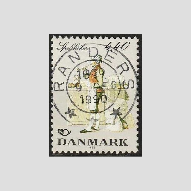 FRIMRKER DANMARK | 1989 - AFA 937 - Folkedragter - 4,40 Kr. flerfarvet - Pragt Stemplet Randers