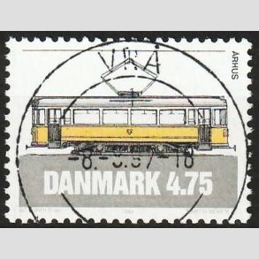 FRIM�RKER DANMARK | 1994 - AFA 1071 - Sporvogne - 4,75 Kr. flerfarvet - Pragt Stemplet Vr�