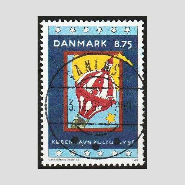 FRIMRKER DANMARK | 1996 - AFA 1109 - Kbenhavn Kulturby 96 - 8,75 Kr. flerfarvet - Pragt Stemplet Vanlse