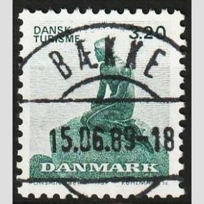 FRIMRKER DANMARK | 1989 - AFA 932 - Dansk turisme i 100 r - 3,20 Kr. grn - Lux Stemplet Bkke