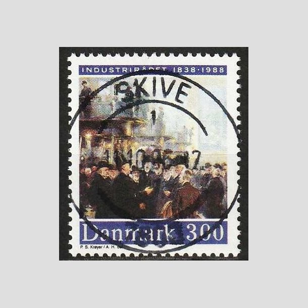 FRIMRKER DANMARK | 1988 - AFA 913 - Industrirdet 150 r - 3,00 Kr. flerfarvet - Pragt Stemplet Skive