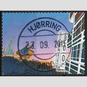 FRIMRKER DANMARK | 2013 - AFA 1752 - H.C. Andersen - 8,00 Kr. flerfarvet - Pragt Stemplet Hjrring