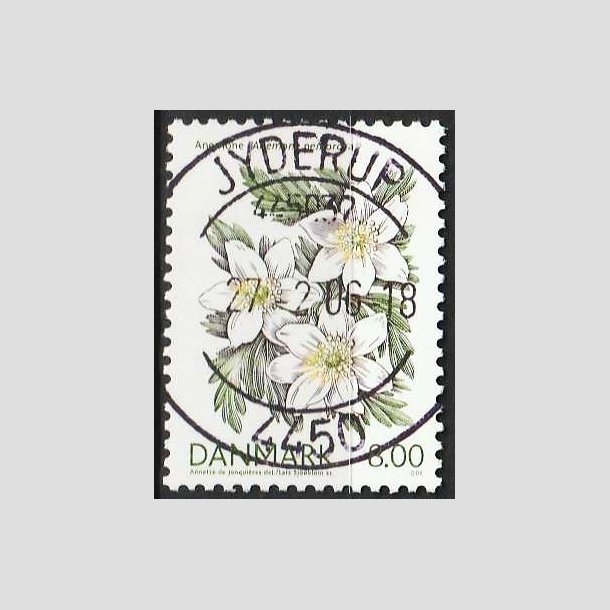 FRIMRKER DANMARK | 2006 - AFA 1458 - Forrsblomster - 8,00 Kr. Anemone - Pragt Stemplet Jyderup