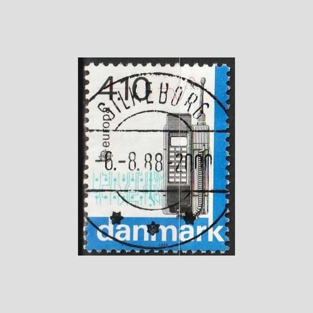 FRIMRKER DANMARK | 1988 - AFA 912 - Europamrker - 4,10 Kr. flerfarvet - Pragt Stemplet Silkeborg (Pragtmrke)