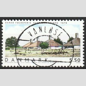 FRIMRKER DANMARK | 2002 - AFA 1334 - Danske boliger I. - 5,50 Kr. Dansk Folkeferie - Pragt Stemplet Vanlse