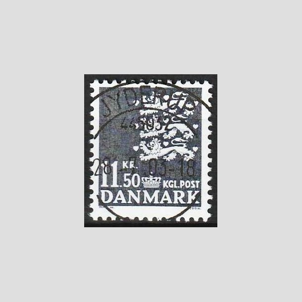 FRIMRKER DANMARK | 2003 - AFA 1341 - Rigsvben - 11,50 Kr. mrkegr - Lux Stemplet Jyderup