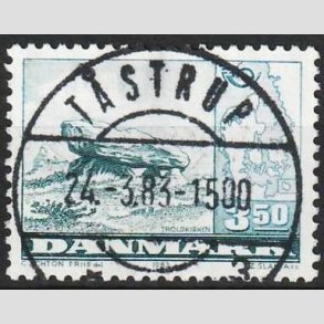FRIMRKER DANMARK | 1983 - AFA 770 - Fllesnordisk udgave - 3,50 Kr. bl - Pragt Stemplet