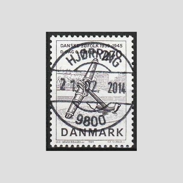 FRIMRKER DANMARK | 1984 - AFA 805 - Normandiets invation danske skibe - 2,70 Kr. brun - Pragt Stemplet Hjrring