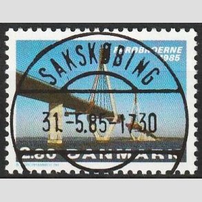 FRIMRKER DANMARK | 1985 - AFA 833 - Farbroerne - 2,80 Kr. flerfarvet - Lux Stemplet Sakskbing