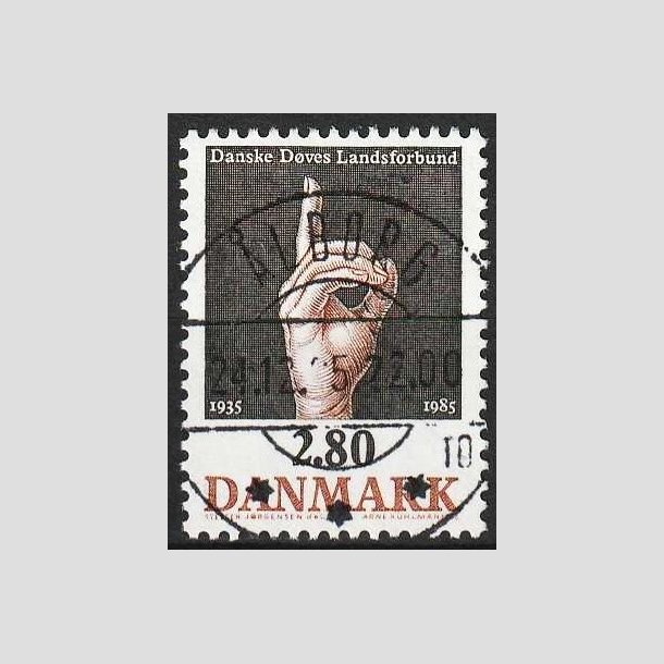 FRIMRKER DANMARK | 1985 - AFA 844 - Dves Landsforbund 50 r - 2,80 Kr. flerfarvet - Lux Stemplet lborg