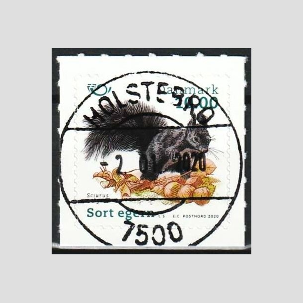 FRIMRKER DANMARK | 2020 - AFA 1993 - Pattedyr. - 10,00 kr. flerfarvet - Lux Stemplet