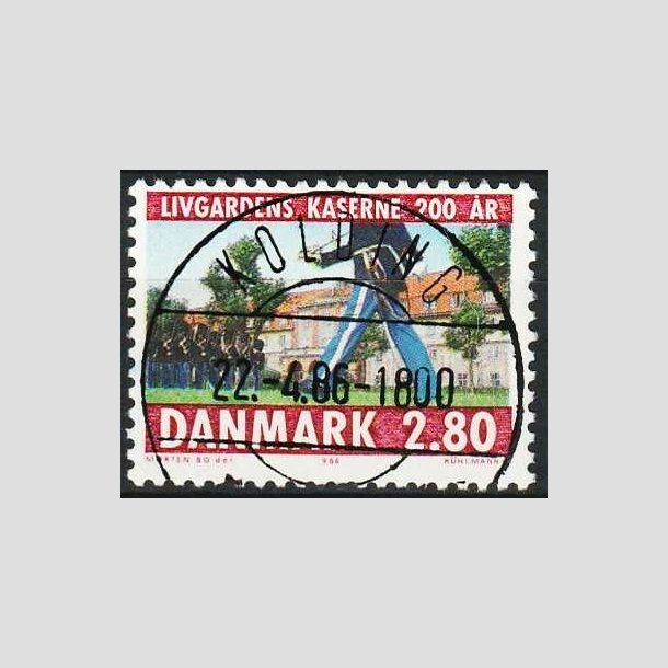 FRIMRKER DANMARK | 1986 - AFA 854 - Livgardens kaserne 200 r - 2,80 Kr. flerfarvet - Lux Stemplet Kolding