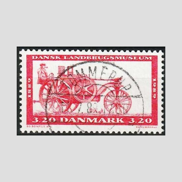 FRIMRKER DANMARK | 1989 - AFA 942 - Dansk Landbrugsmuseum 100 r - 3,20 Kr. rdbrun - Pragt Stemplet