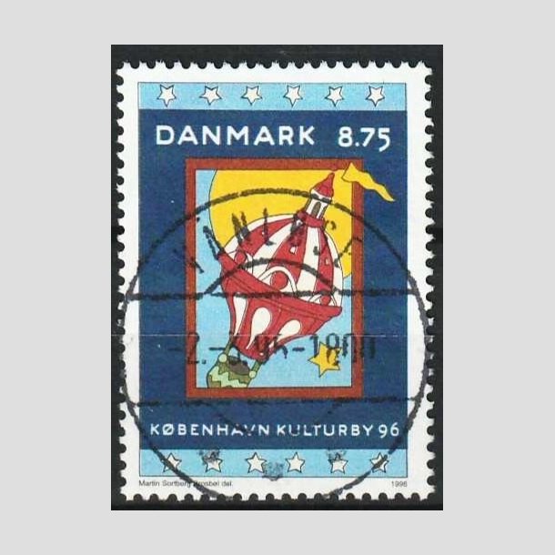 FRIMRKER DANMARK | 1996 - AFA 1109 - Kbenhavn Kulturby 96 - 8,75 Kr. flerfarvet - Pragt Stemplet Vanlse