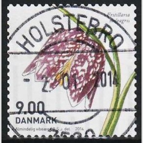 FRIMRKER DANMARK | 2014 - AFA 1766 - Forrsblomster - 9,00 Kr. flerfarvet - Lux Stemplet
