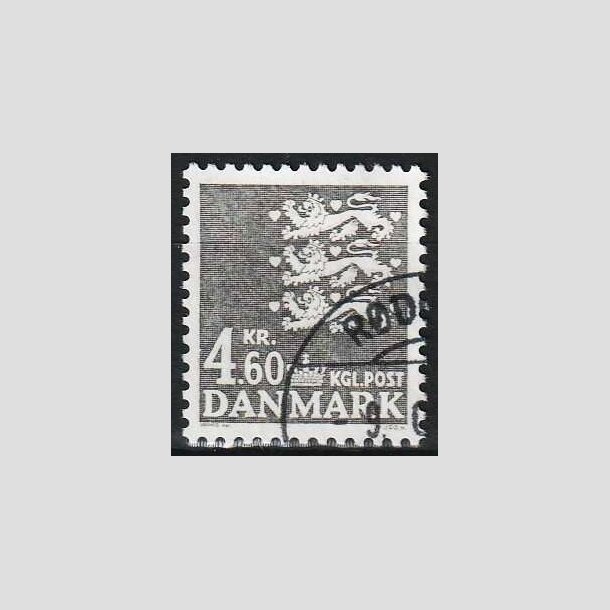 FRIMRKER DANMARK | 1988 - AFA 899 - Rigsvben - 4,60 Kr. gr - Hjrne Stemplet 