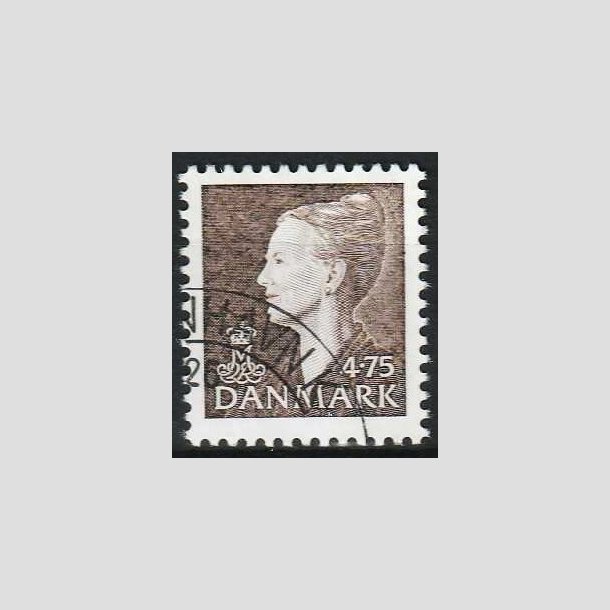 FRIMRKER DANMARK | 1997 - AFA 1153 - Dronning Margrethe - 4,75 Kr. brun - Hjrne stemplet 