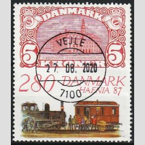 FRIMRKER DANMARK | 1987 - AFA 888 - Hafnia 87 - 2,80 Kr. flerfarvet - Lux Stemplet Vejle