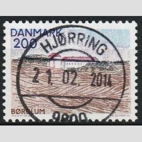 FRIMRKER DANMARK | 1980 - AFA 702 - Nord for Limfjorden - 200 re flerfarvet - Pragt Stemplet Hjrring
