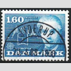 FRIMRKER DANMARK | 1980 - AFA 696 - Europamrker - 1,60 Kr. bl - Lux Stemplet Jyderup